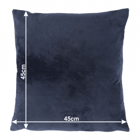 Perna, material textil de catifea albastru inchis, 45x45, ALITA TIPUL 6 [13]