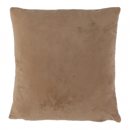 Perna, material textil de catifea maro deschis, 45x45, ALITA TIPUL 4 [0]