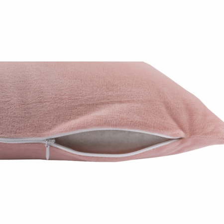 Perna, material textil de catifea roz pudra, 45x45, ALITA TIPUL 2 [1]