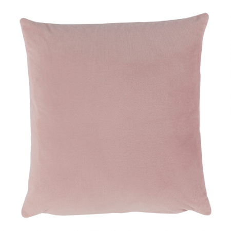Perna, material textil de catifea roz pudra, 60x60, OLAJA TIPUL 2 [0]