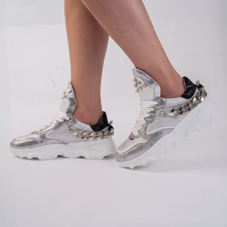 CHAIN - ARGINTIU/NEGRU 600212 [1]