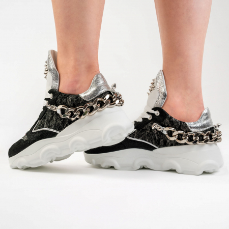 CHAIN - NEGRU/ARGINTIU 600100 [2]