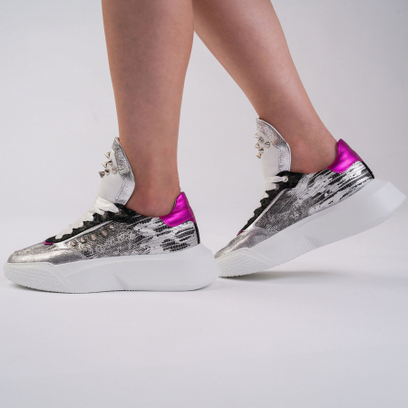 NEMESIS - NEGRU/ARGINTIU/FUXIA 600210 [2]