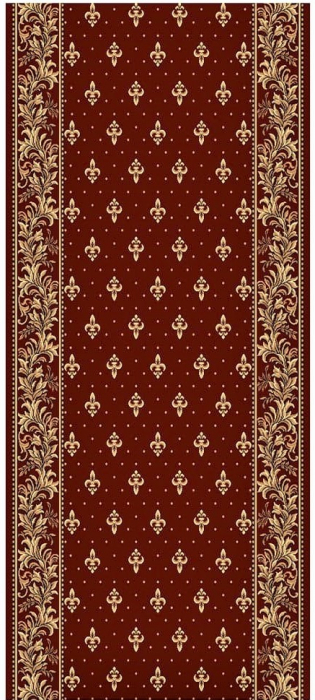 Traversa Covor, Lotos 15033, Rosu, Model Bisericesc, Latime 60 cm, Diverse Lungimi [2]