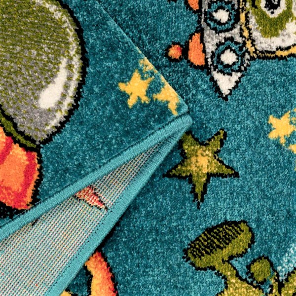 Covor Pentru Copii, Kolibri Cosmos, 11200-140, Albastru, Diverse Dimensiuni, 2200 gr/mp [3]