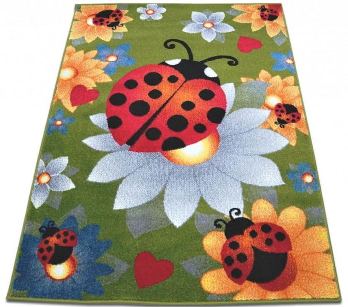 Covor Pentru Copii, Kolibri Gargarita, 11470-130, Verde, Diverse Dimensiuni, 2200 gr/mp [3]