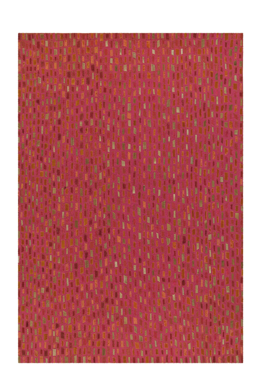 Covor abstract Wild 8022, Rosu, Inaltime fir 8 mm [2]