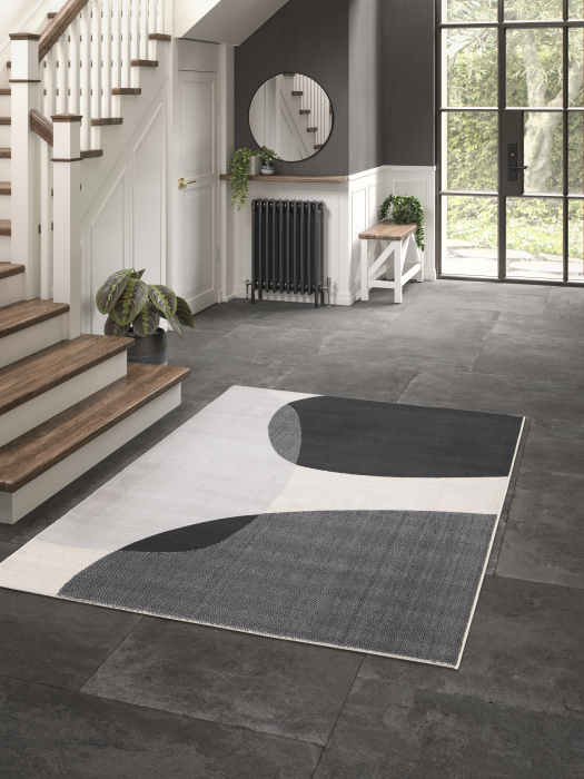 Covor Belgian, Cancun 18722, Gri / Beige / Negru, Diverse Dimensiuni [2]