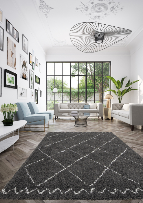 Covor Belgian, Gent 51309, Negru, Diverse Dimensiuni [2]