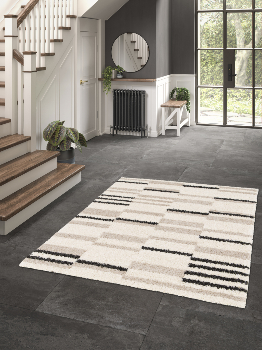Covor Belgian, Gent 51485, Bej/Negru, Diverse Dimensiuni [2]