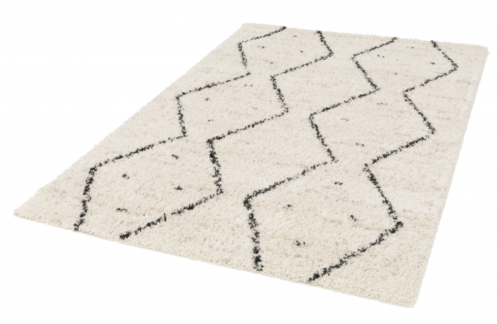 Covor Belgian, Gent 51497, Crem/Negru, Diverse Dimensiuni [3]