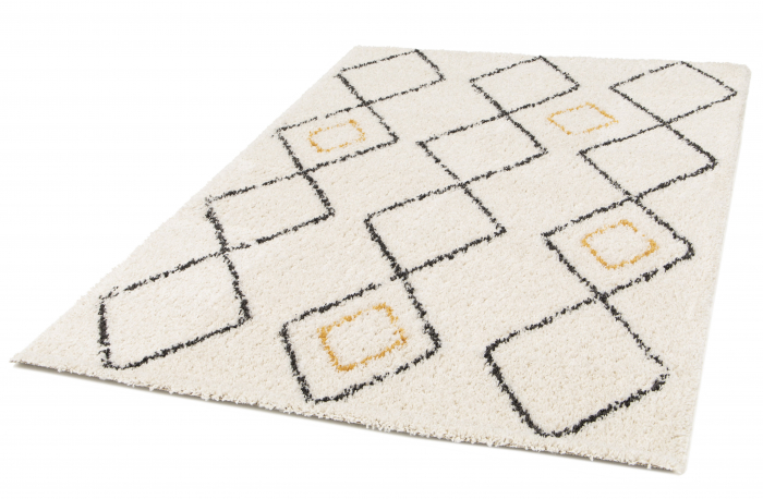 Covor Belgian, Gent 51504, Crem/Negru, Diverse Dimensiuni [3]