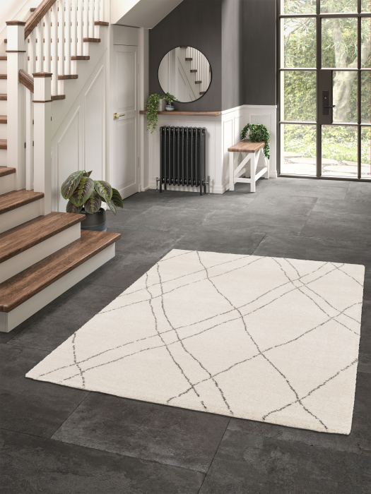 Covor Belgian, Miami 68122, Crem / Gri, Diverse Dimensiuni [2]
