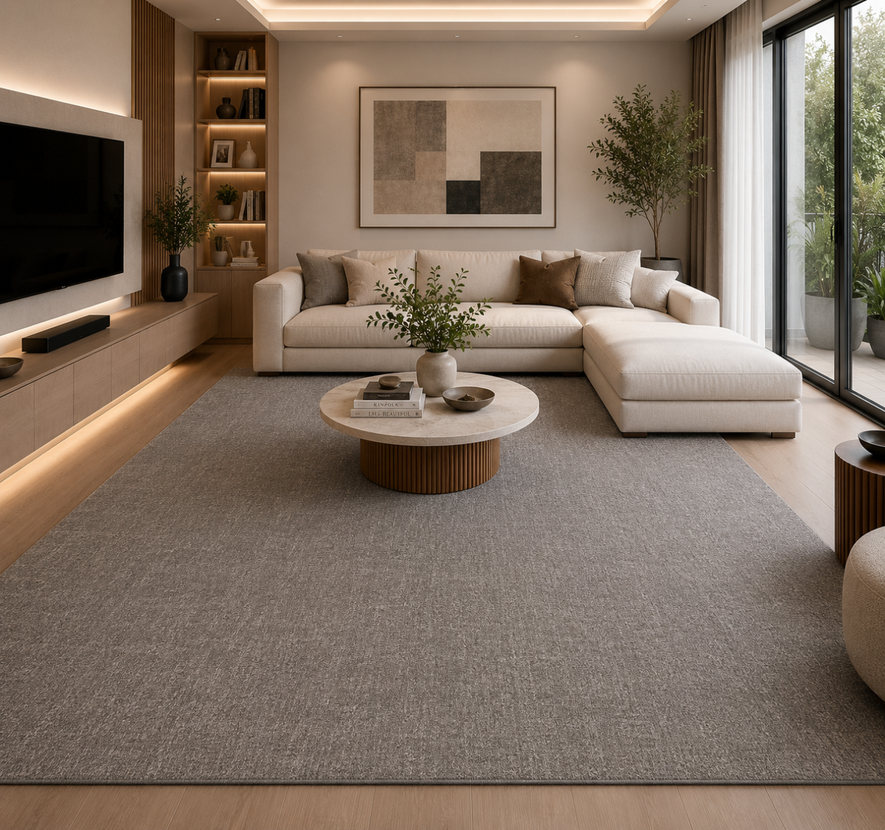 Set 3 Covoare Fargo 71501-070, Gri, 1 buc 80x150 cm, 1 buc 120x170 cm, 1 buc 200x290 cm [5]