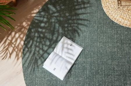 Covor Belgian , Model Fargo , 71501, Verde , Rotund , Diverse Dimensiuni [5]