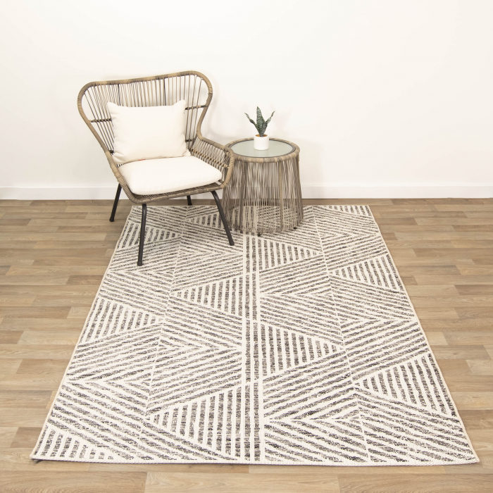 Covor Belgian, Preston 47176, Crem/Gri, 160x230 cm [2]