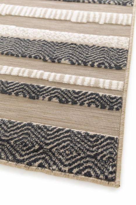 Covor Belgian, Rio 24521, Bej/Negru, 80x150 cm [5]