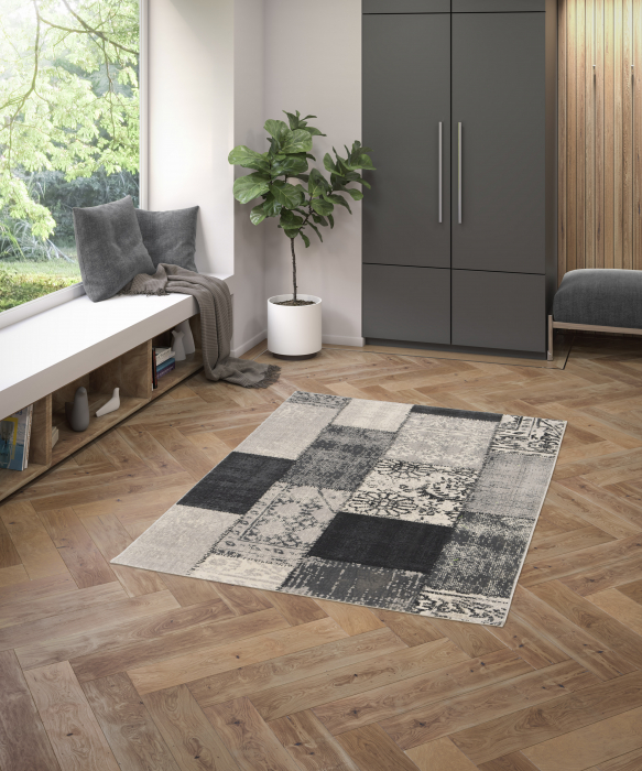 Covor Belgian, Valencia 22218, Gri, 120x170 cm [3]