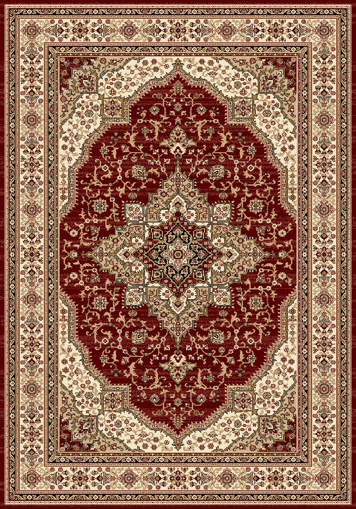 Covor Clasic, Lotos 15082, Grena , Diverse Dimensiuni, 1800 gr/mp [2]
