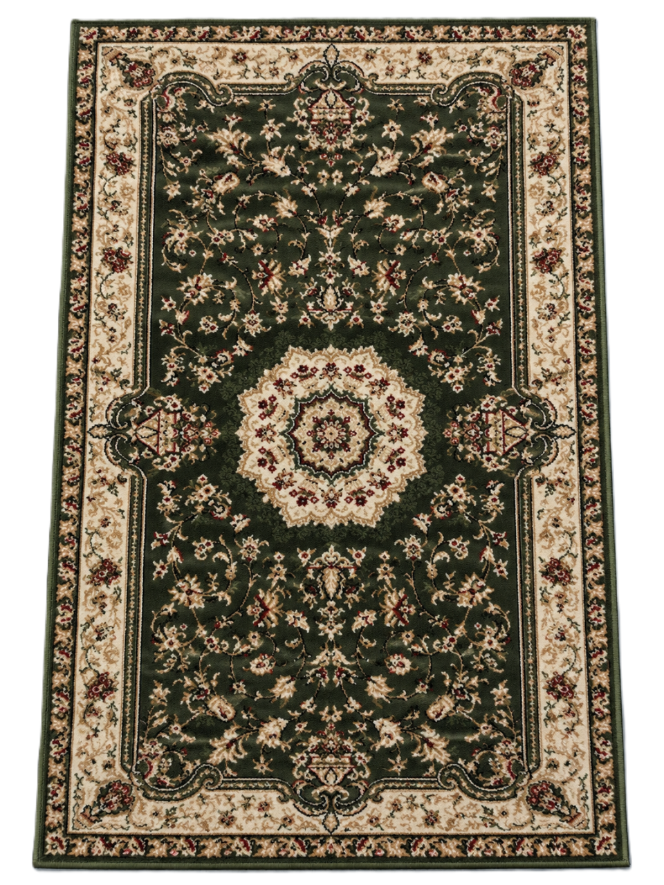 Covor Clasic, Lotos 1520, Verde, Diverse Dimensiuni, 1800 gr/mp [2]