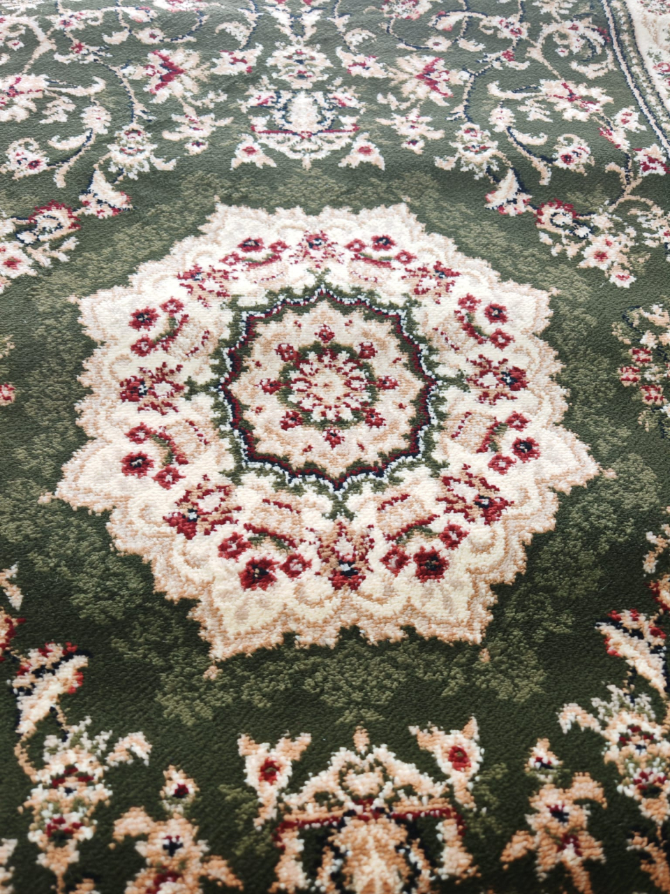 Covor Clasic, Lotos 1520, Verde, Diverse Dimensiuni, 1800 gr/mp [5]