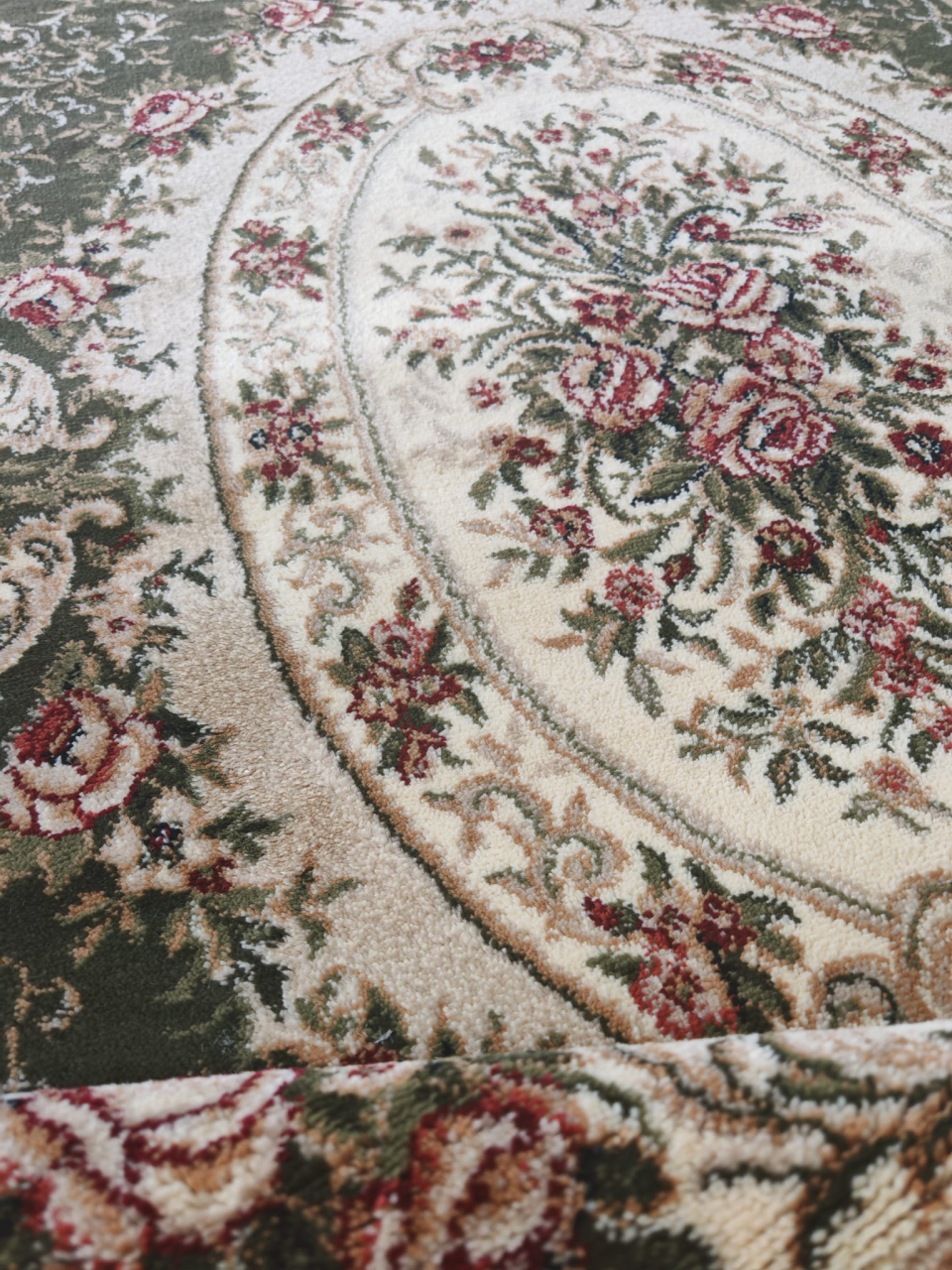 Covor Clasic, Lotos 1529, Verde, Diverse Dimensiuni, 1800 gr/mp [4]