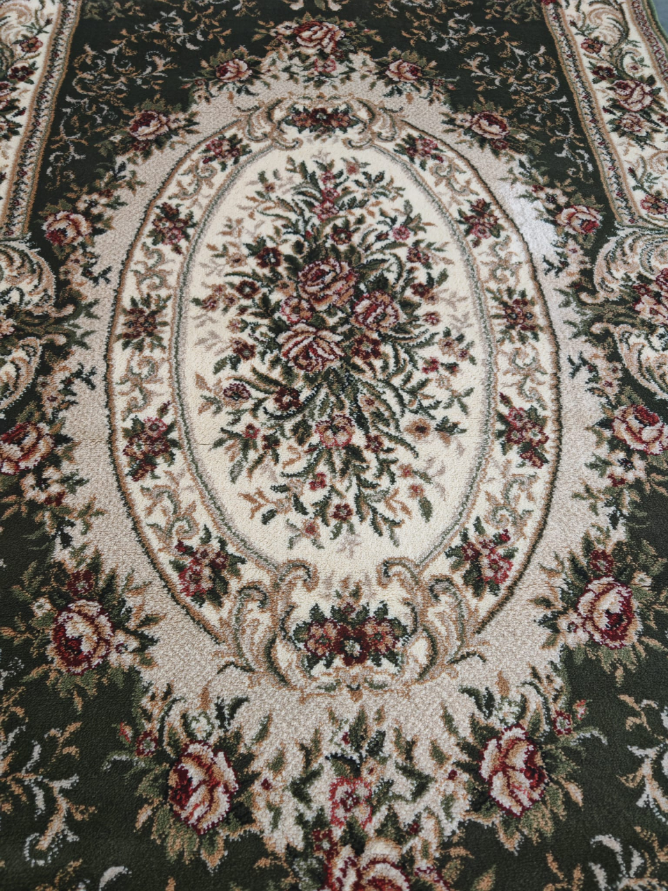 Covor Clasic, Lotos 1529, Verde, Diverse Dimensiuni, 1800 gr/mp [3]
