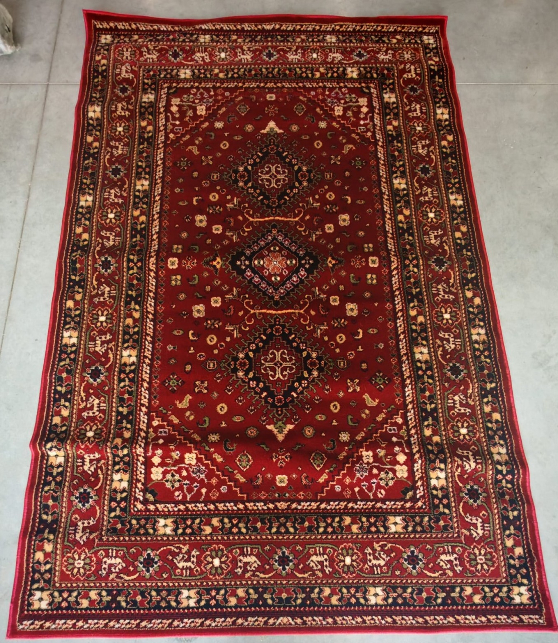 Covor Clasic, Lotos 1531, Grena, Diverse Dimensiuni, 1800 gr/mp [2]
