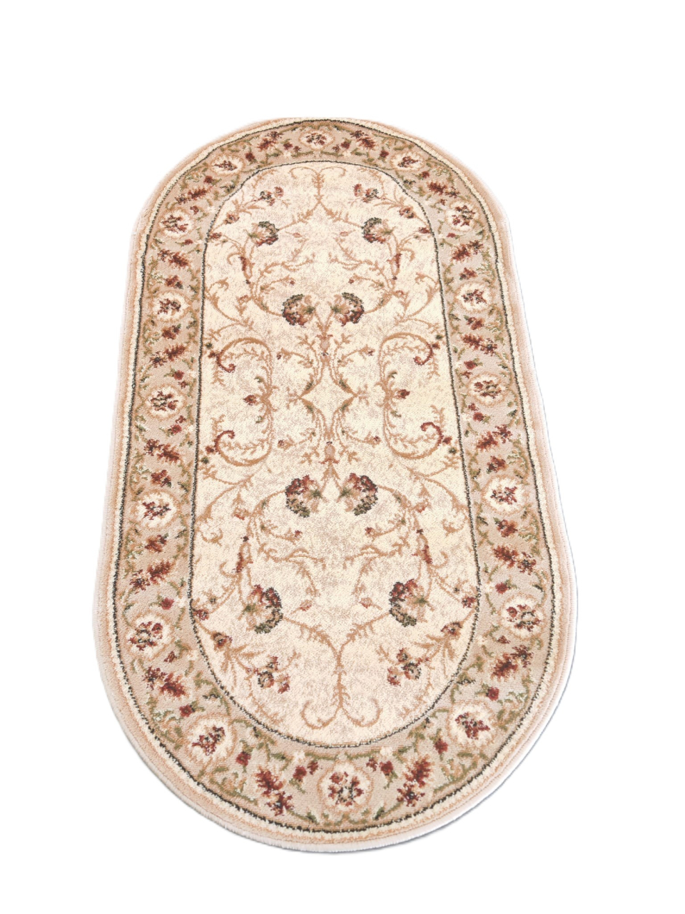 Covor Clasic, Lotos 523, Crem / Bej, Oval, Diverse Dimensiuni, 1800 gr/mp [3]