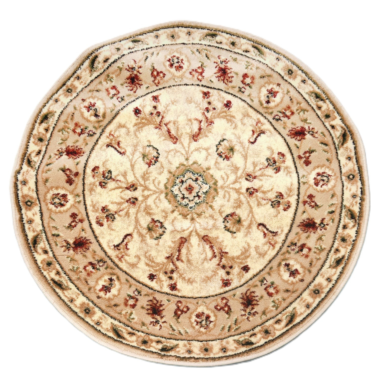 Covor Clasic, Lotos 523, Crem, Rotund, 1800 gr/mp [2]