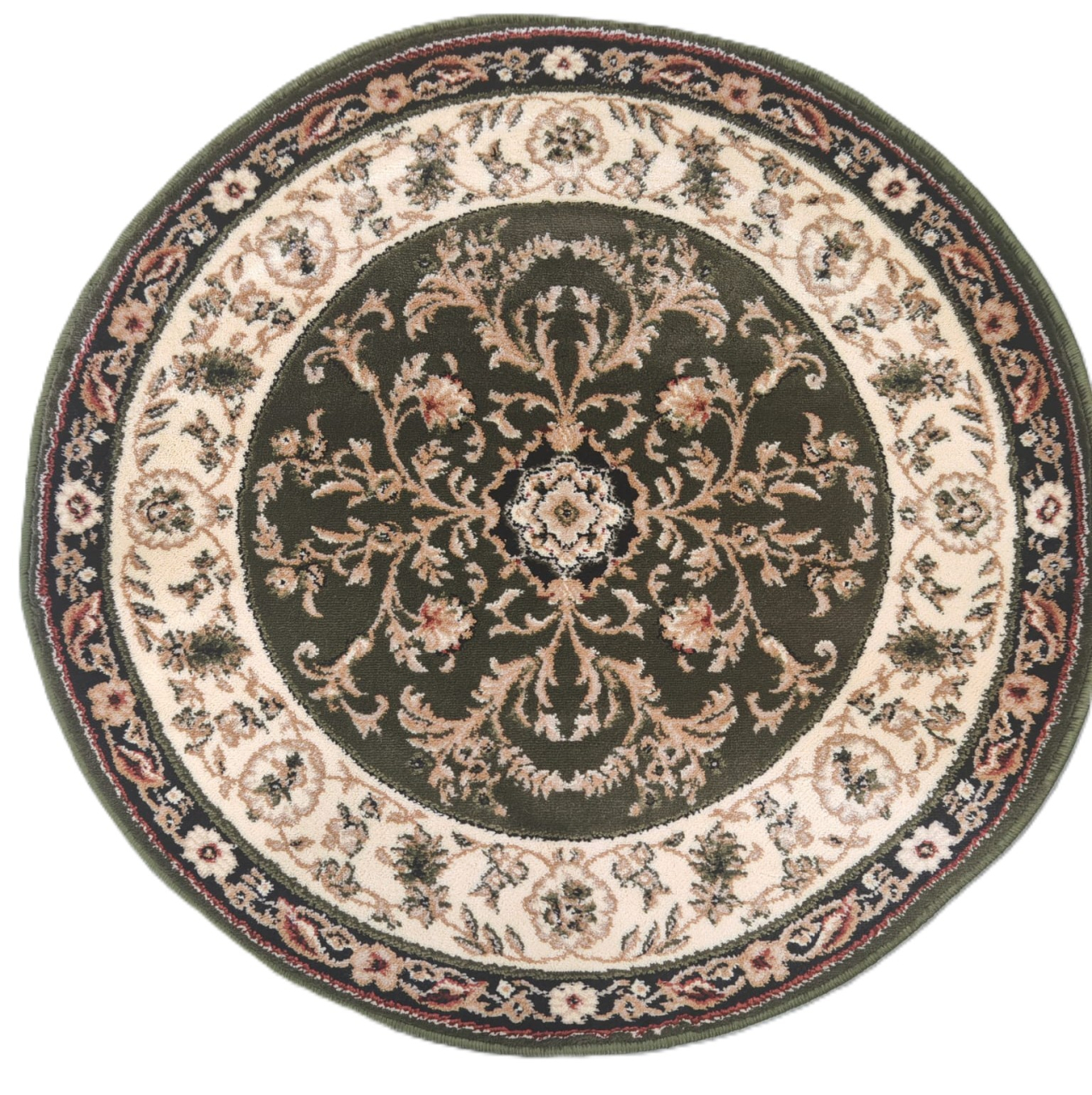 Covor Clasic, Lotos 523, Verde, Rotund, 1800 gr/mp [7]