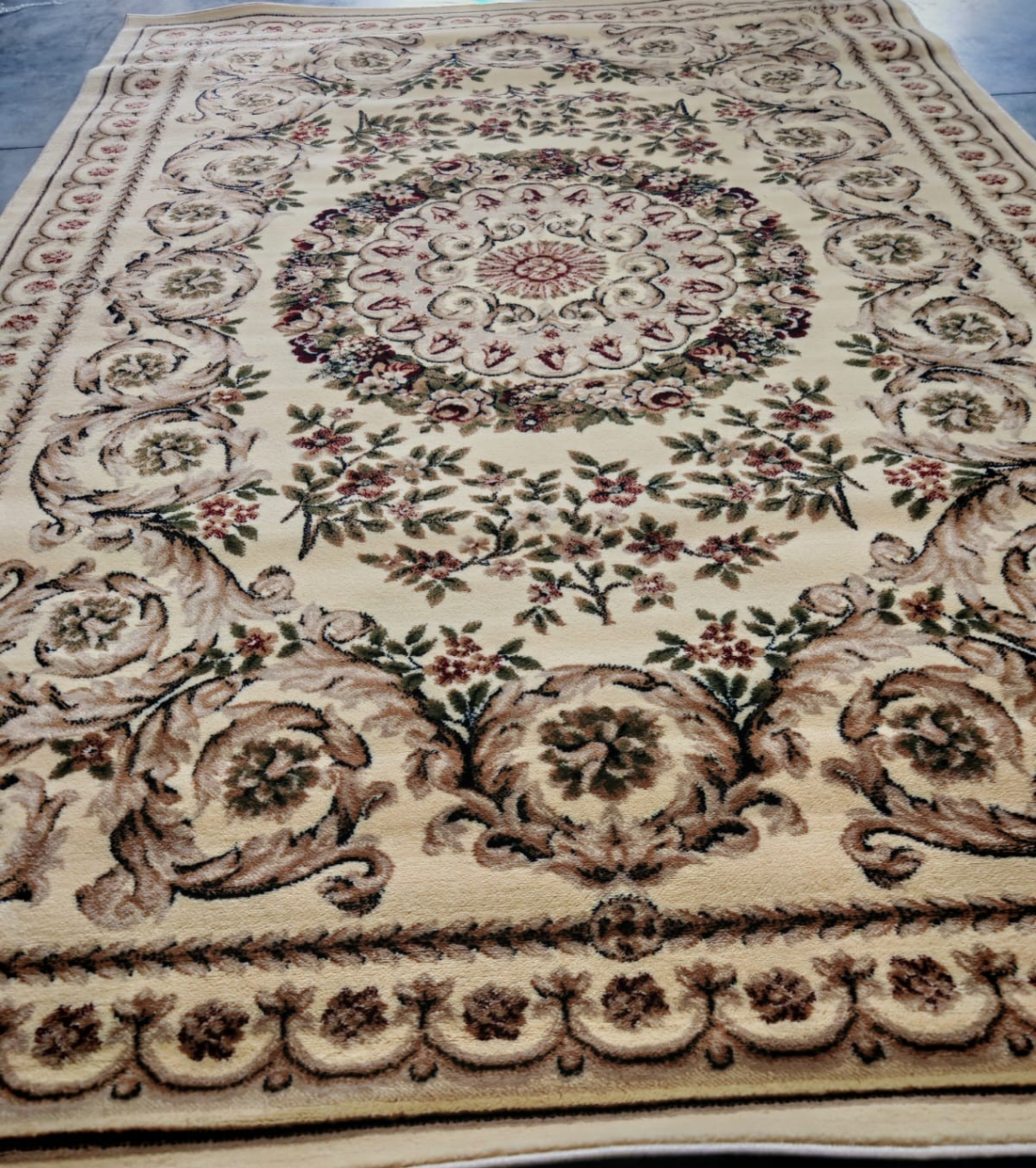 Covor Clasic, Lotos 539, Crem / Bej, Diverse Dimensiuni, 1800 gr/mp [5]