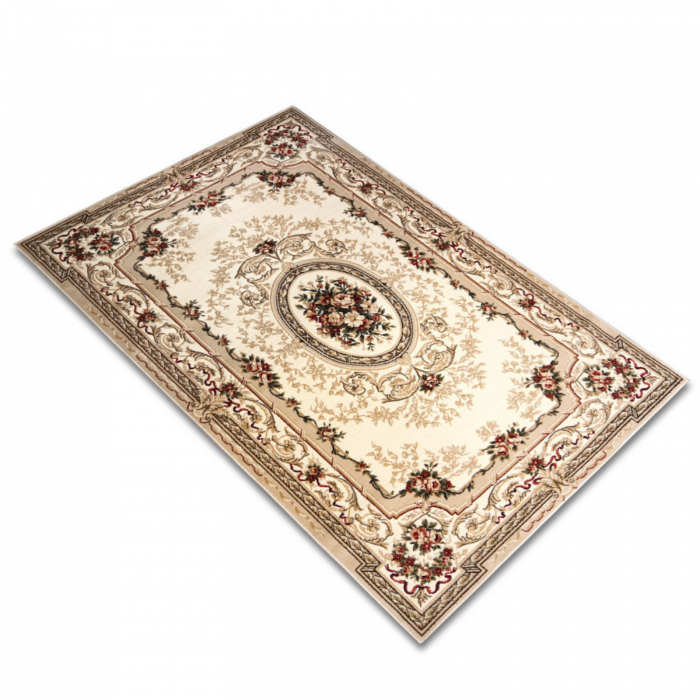 Covor Clasic, Lotos 568, Crem/Bej, Diverse Dimensiuni, 1800 gr/mp [3]