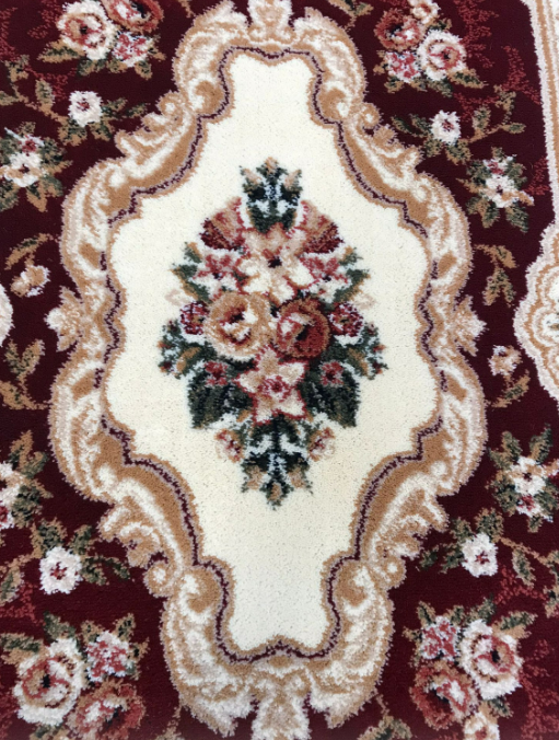 Covor Clasic, Lotos 570, Grena, Oval, Diverse Dimensiuni, 1800 gr/mp [5]