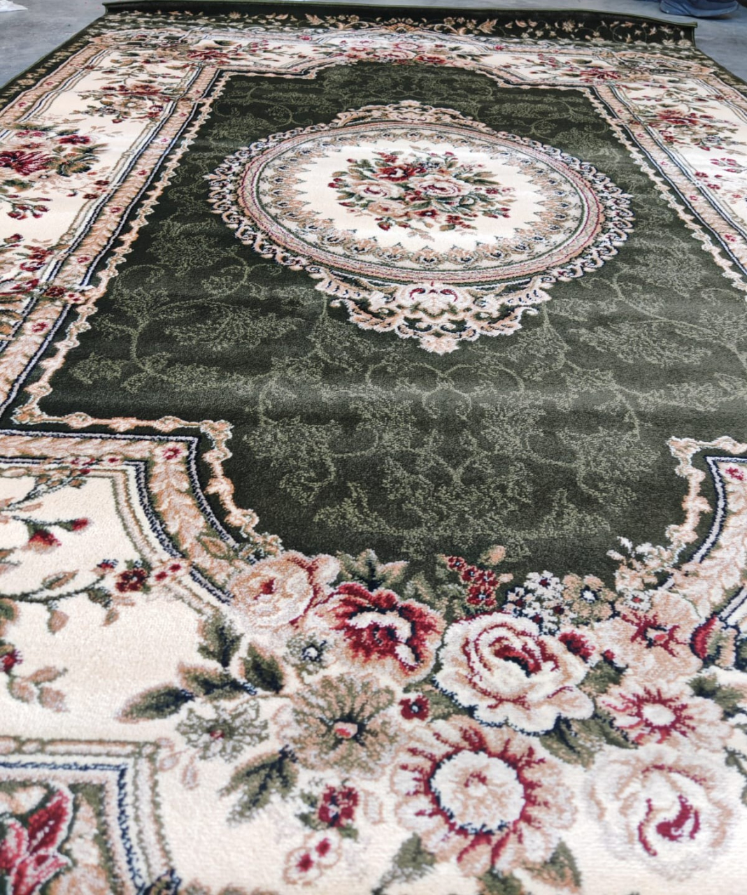 Covor Clasic, Lotos 571, Verde, Diverse Dimensiuni, 1800 gr/mp [4]