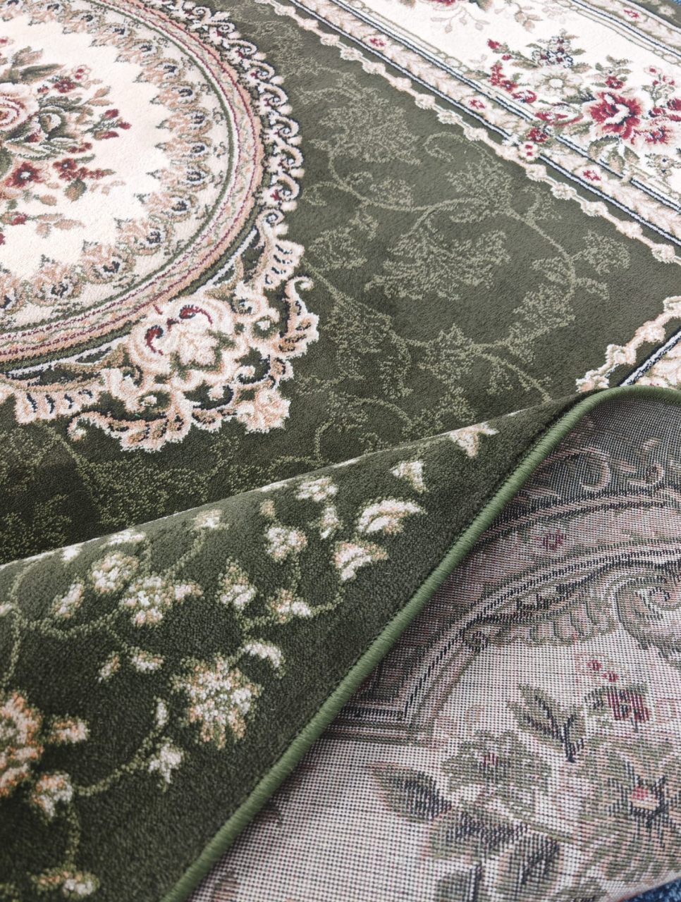 Covor Clasic, Lotos 571, Verde, Diverse Dimensiuni, 1800 gr/mp [12]