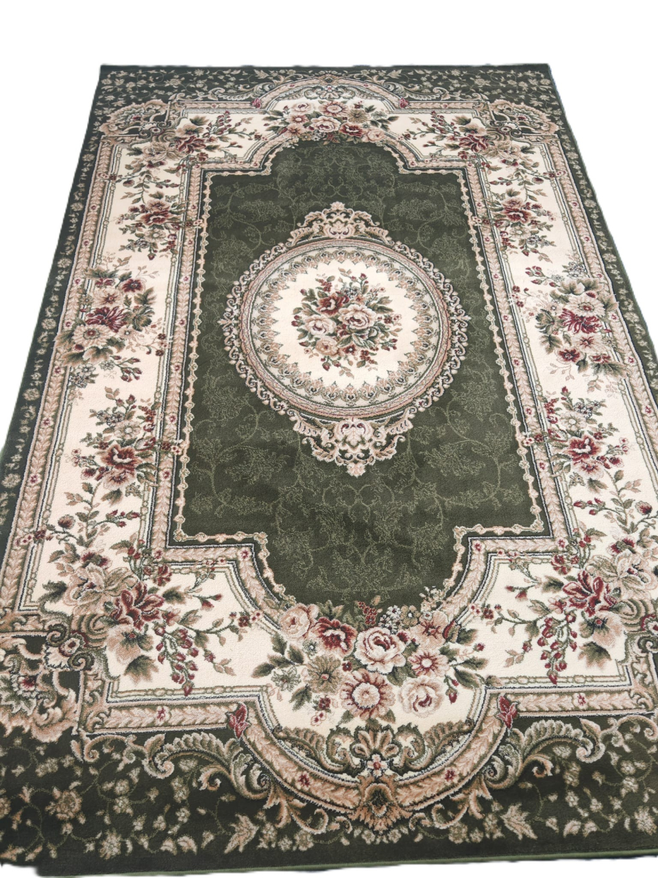Covor Clasic, Lotos 571, Verde, Diverse Dimensiuni, 1800 gr/mp [13]