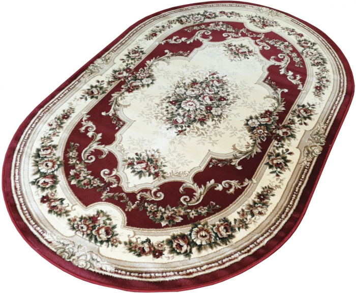 Covor Clasic, Lotos 574, Rosu, Oval, Diverse Dimensiuni [3]