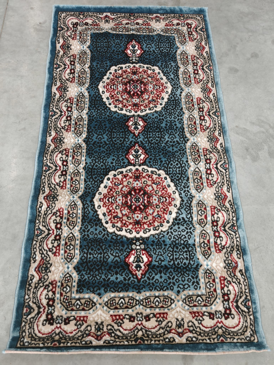 Covor Clasic, Queen 12165, Albastru, Diverse Dimensiuni , 1250 gr/mp [2]