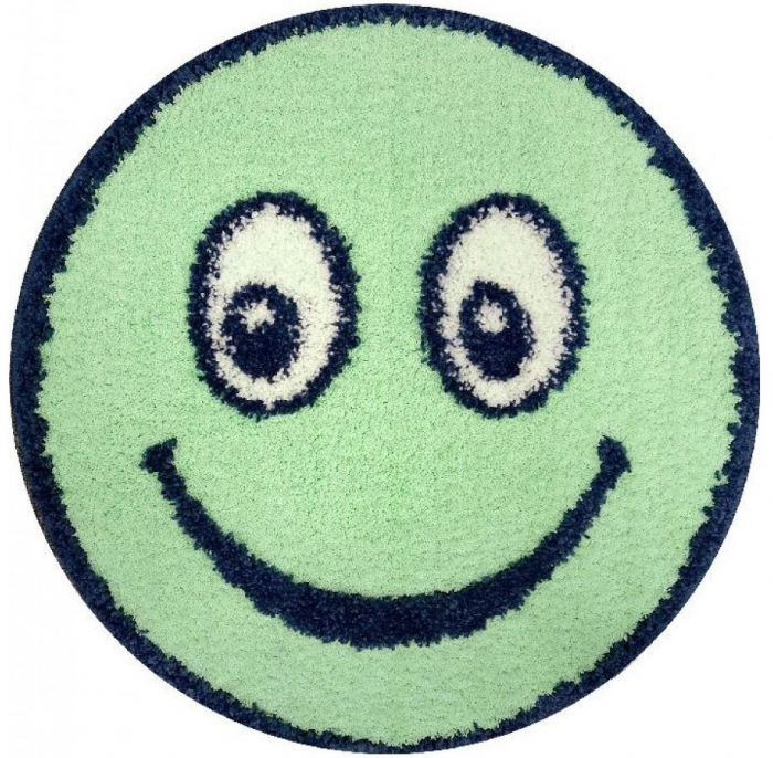 Covor Fantasy Smile, Verde, 67x67 cm, Rotund, 2550 gr/mp [1]
