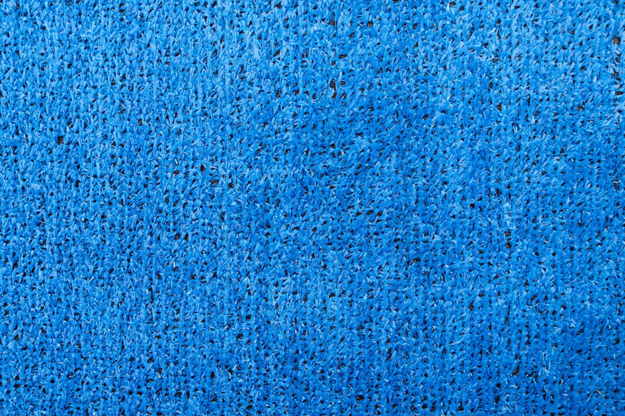 Covor Gazon Iarba Artificiala, Albastru, 7 mm, Latime 1 m [3]