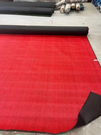 Covor Gazon Iarba Artificiala, Rosu , 7 mm, Latime 3 m [5]