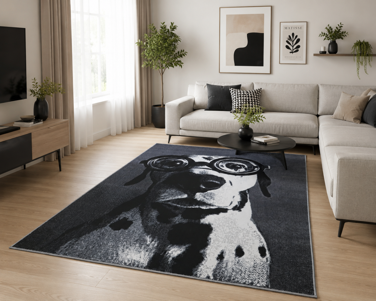 Covor Kolibri, Dalmatian 11254, Gri, 120x170 cm, 2300 gr/mp [8]