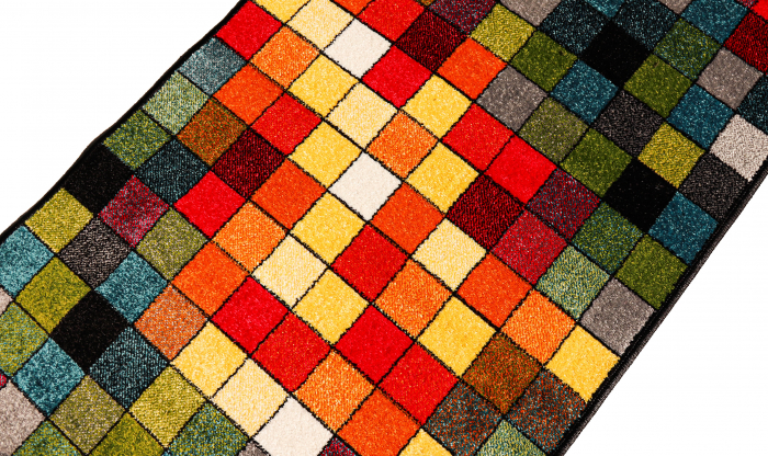 Covor Kolibri Patratele 11161-130, Multicolor, 2300 gr/mp, Diverse Dimensiuni [13]