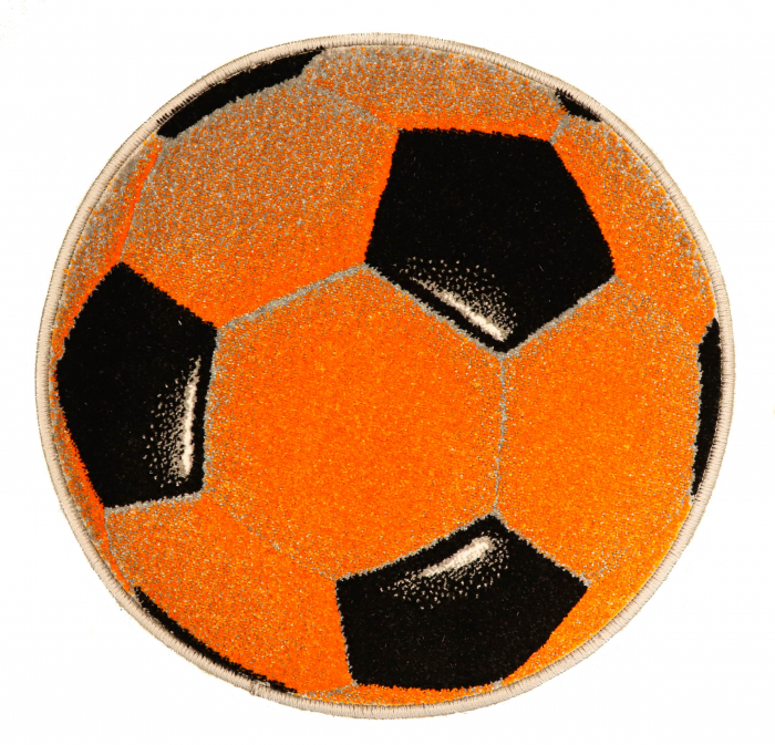 Covor Kolibri, Rotund, Minge Fotbal, 67x67 cm, 2300 gr/mp [1]