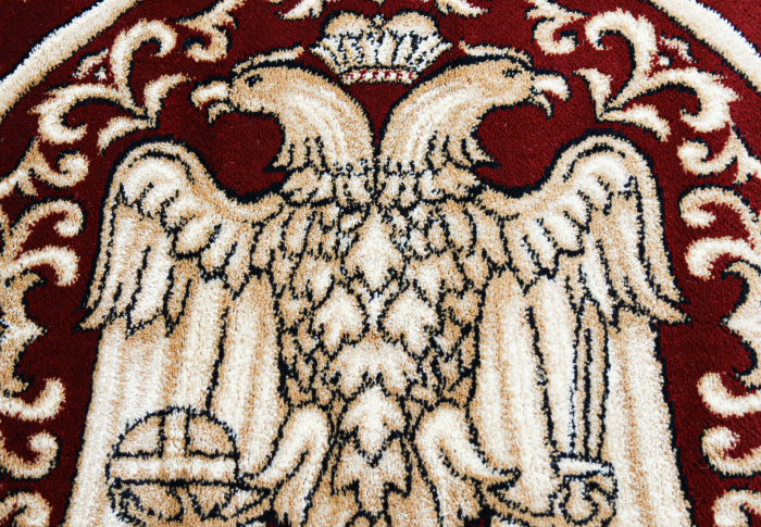 Covor Lotos, Model Bisericesc, 15077, Rosu Bordeaux, Diverse Dimensiuni, 1800 gr/mp [7]