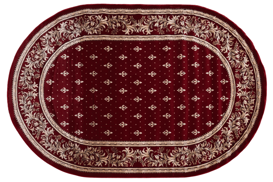 Covor Lotos Oval, Model Bisericesc, 15033, Rosu, Diverse Dimensiuni [2]