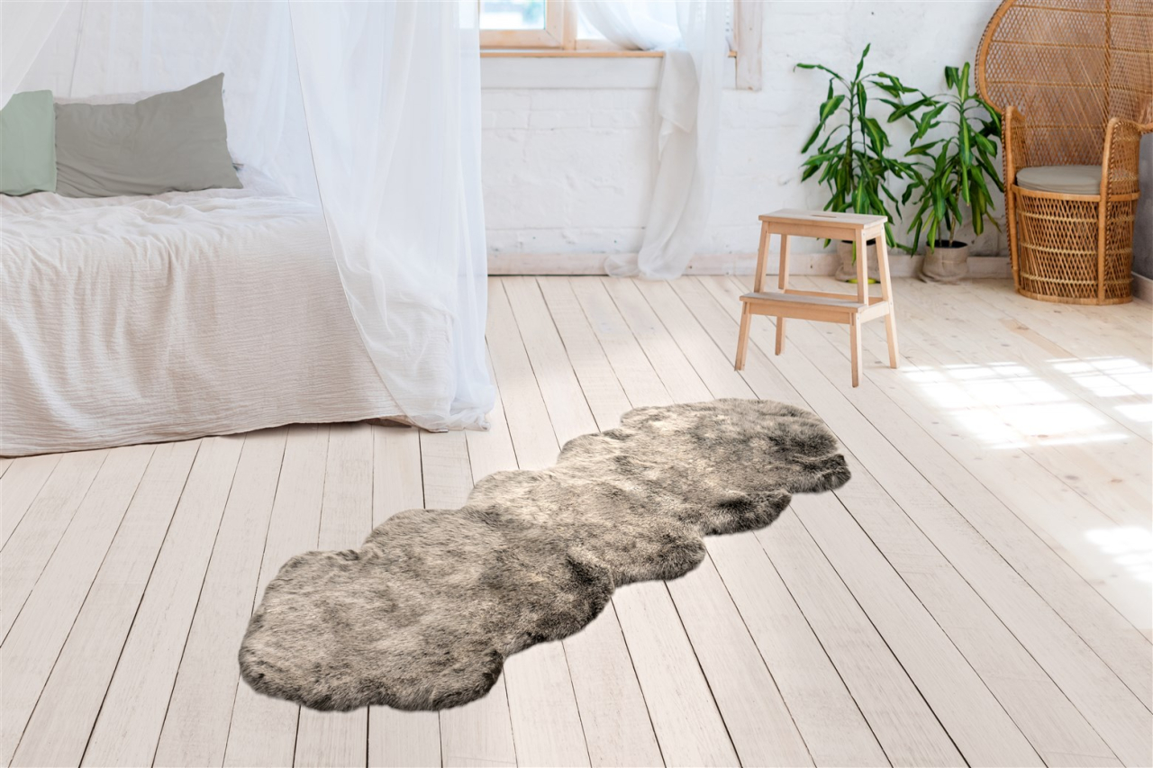 Covor Minimalist Tender Shapes 125, Maro, Inaltime fir 45 mm [3]