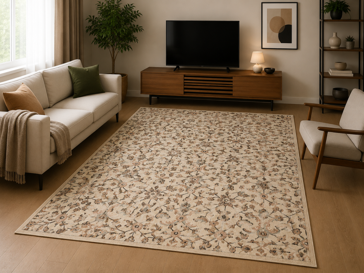 Covor Modern, Anny 33055, Bej, Diverse Dimensiuni [2]