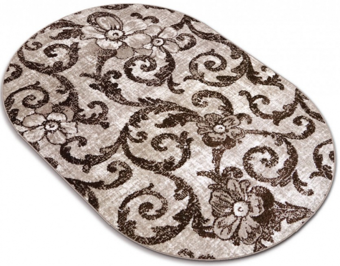 Covor Modern, Cappuccino 16003, Bej / Crem, Oval, Diverse Dimensiuni [3]